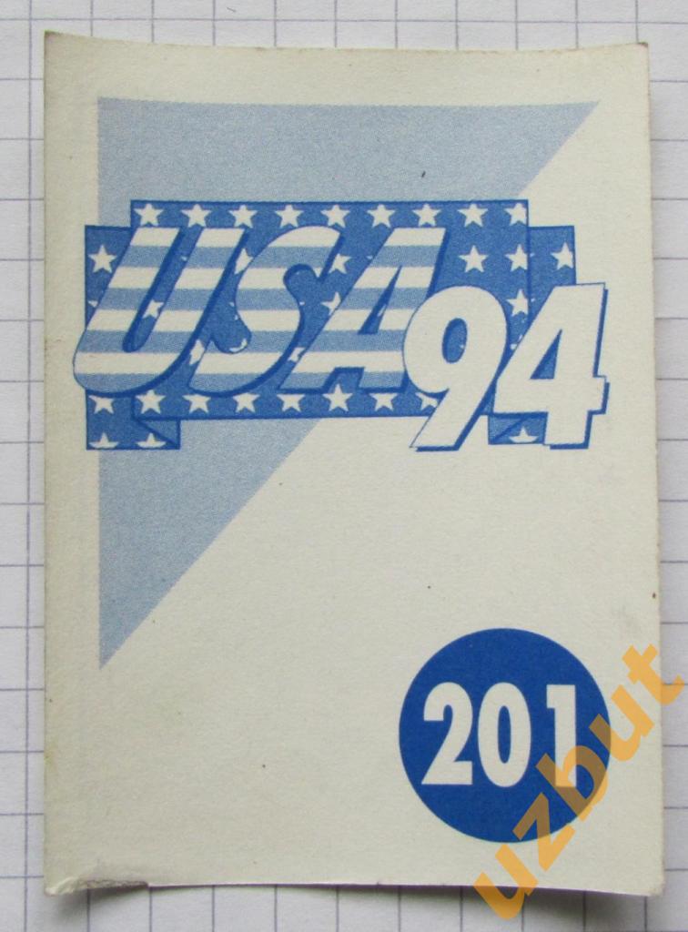 Наклейка Чой Ин-Ён Корея № 201 Euroflash ЧМ 1994 США 1