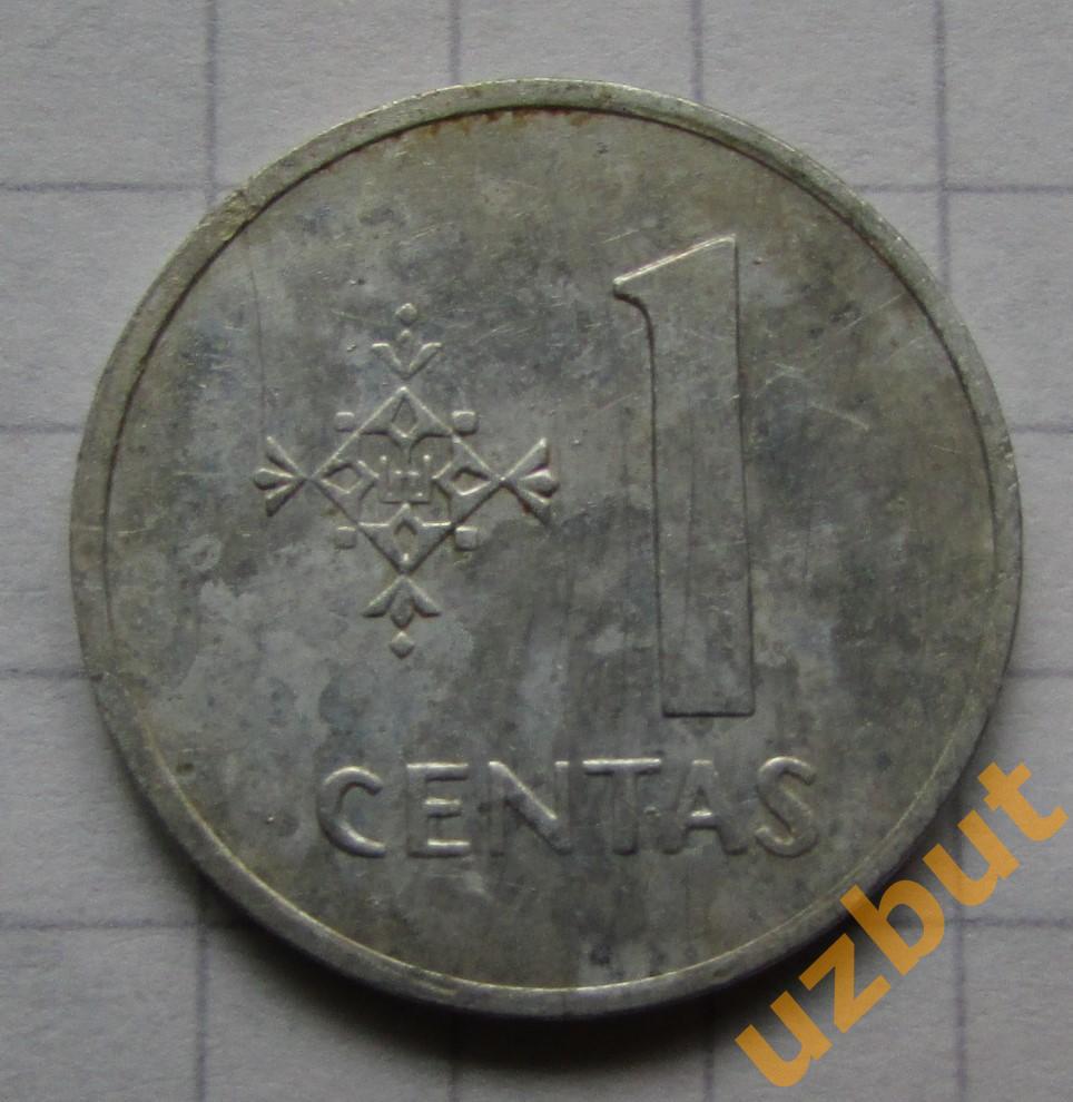 1 цент Литва 1991 г
