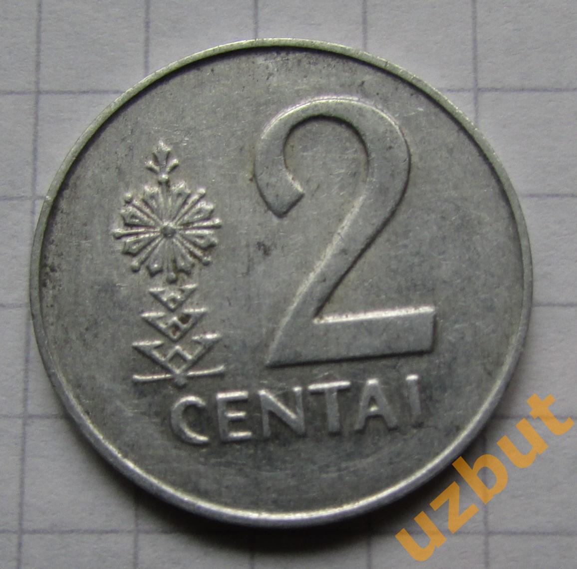 2 цента Литва 1991 г