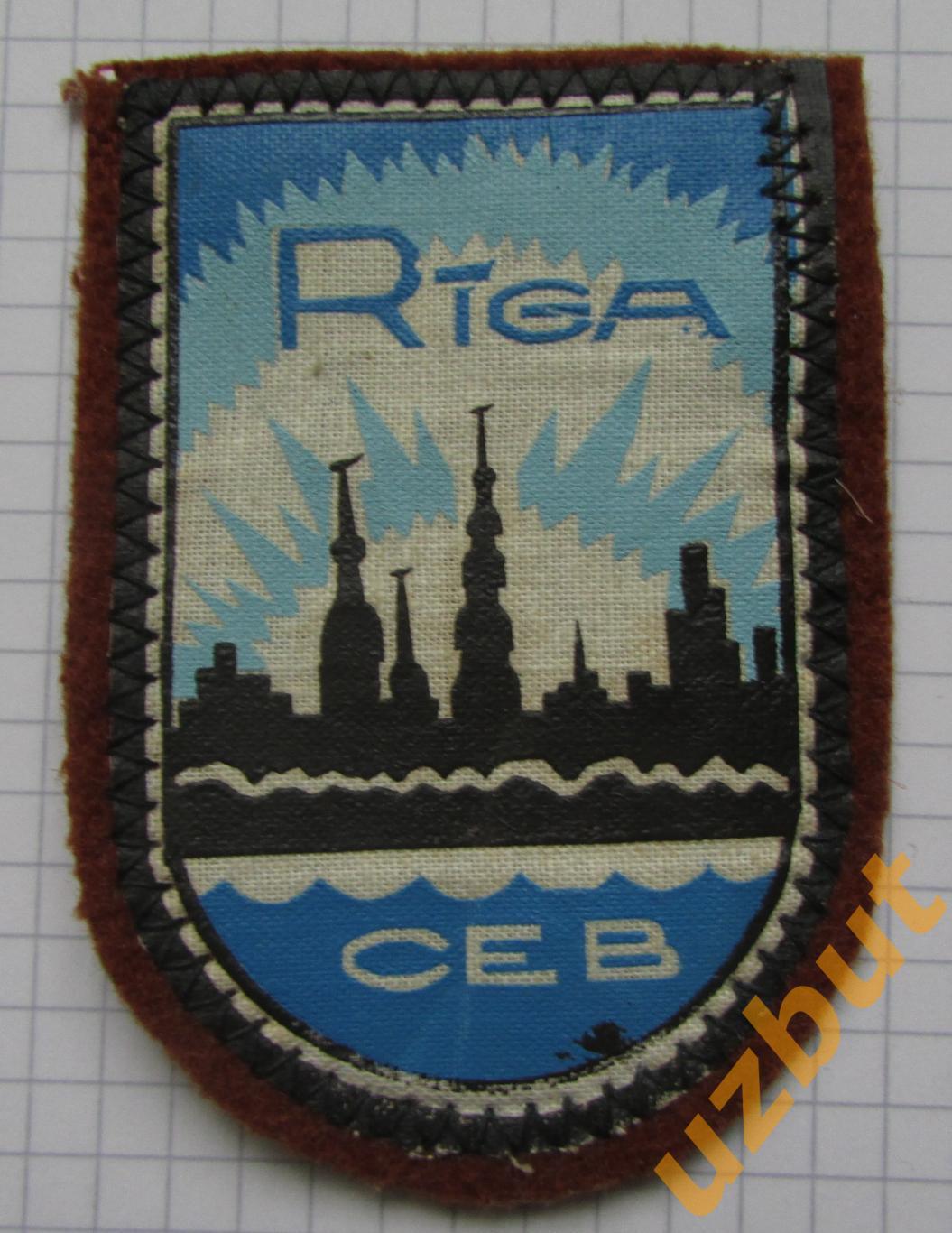 Нашивка шеврон Рига Riga 80-е СССР