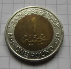 1 фунт Египет 2010 г.