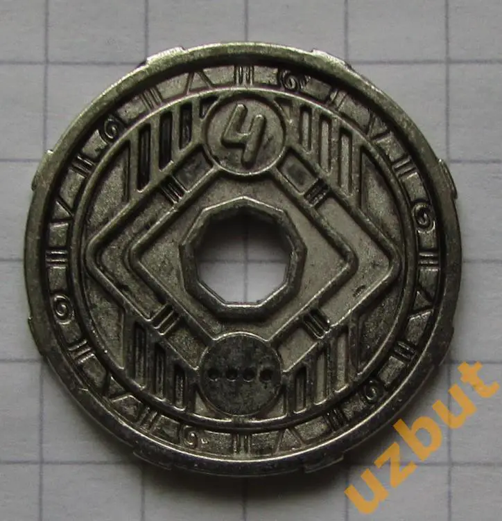 Игровая монета жетон Тоти магазин Сокровищ 2 от Пятерочки 2024 1