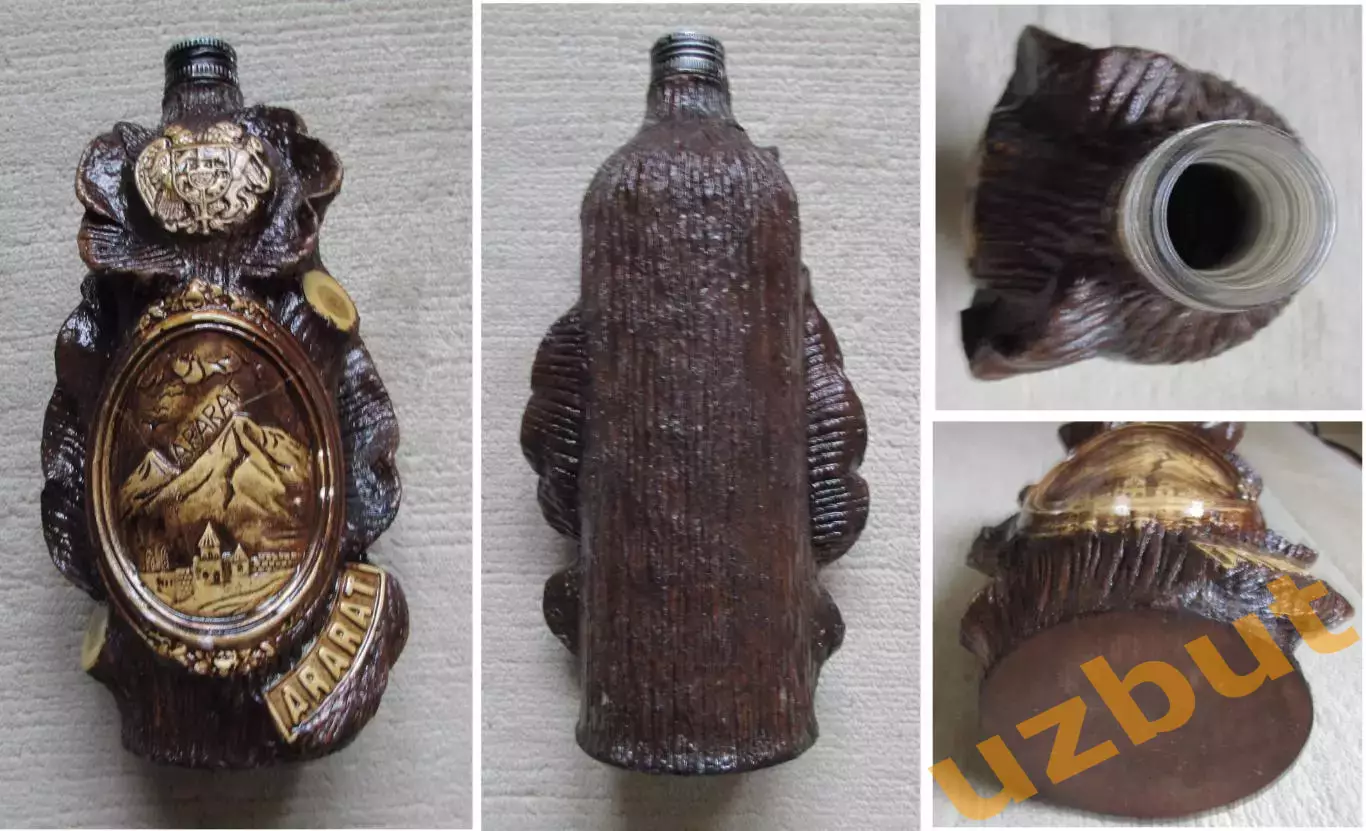 Декоративная бутылка Арарат винтаж 1