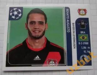 Наклейка № 322 Ренато Аугусто Байер 04 ЛЧ по футболу 2011-2012 Panini
