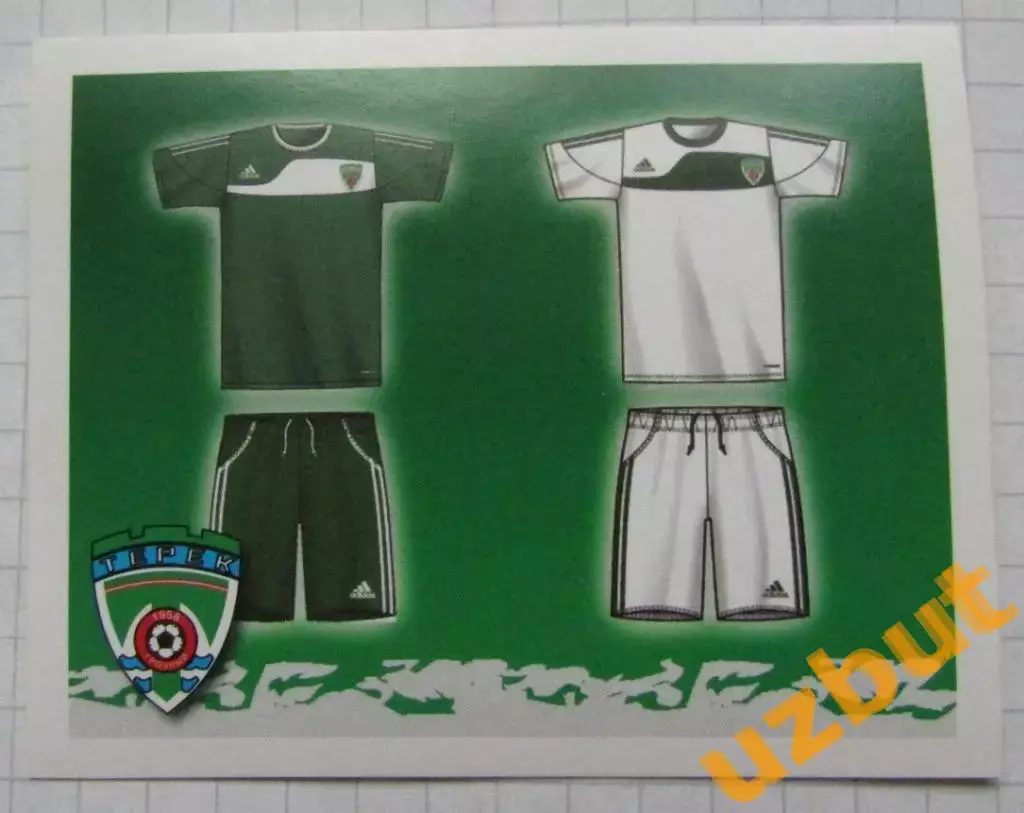 Наклейка № 295 форма \ Терек \ Спортнаклейка РФПЛ 2010