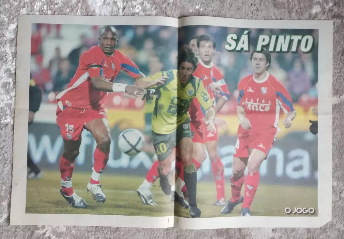 Футбол Плакат - постер Са Пинту (Португалия) Спортинг /O Jogo/
