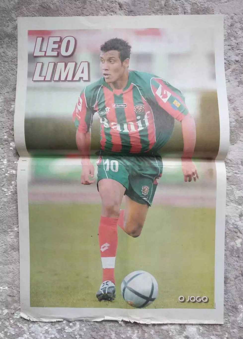 Футбол Плакат - постер Лео Лима Маритиму Португалия /O Jogo/