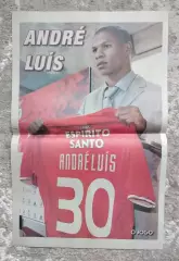 Футбол Плакат - постер Андре Луис Бенфика Португалия /O Jogo/