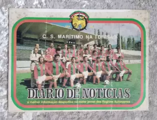 Футбол Плакат - постер клуб Маритиму (Фуншал, Португалия) /сезон 1984-85/