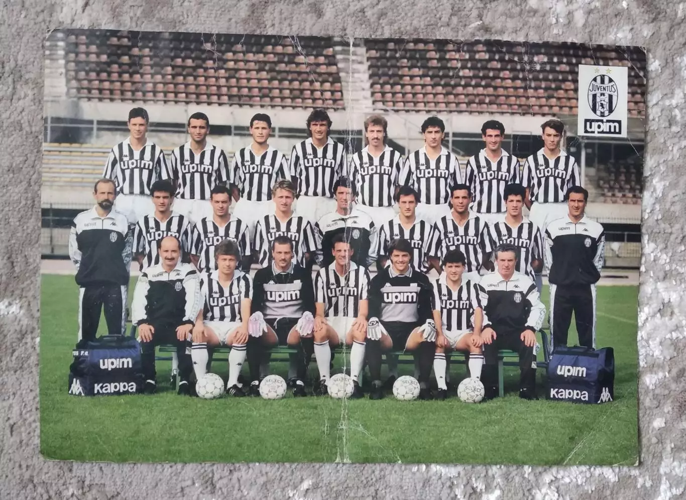 Футбол Плакат - постер клуб Ювентус (Италия) /сезон 1989-90/ Заваров Алейников