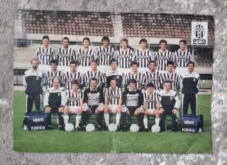 Футбол Плакат - постер клуб Ювентус (Италия) /сезон 1989-90/ Заваров Алейников