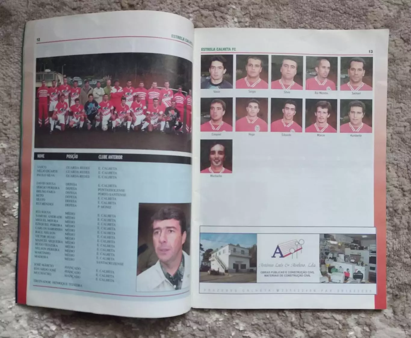 Португалия Справочник Мадейра Наши команды в региональных соревнованиях 2002 г. 1