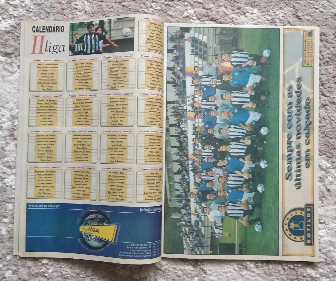 Португалия Справочник по футбольным командам Мадейры сезон 2001-2002 3