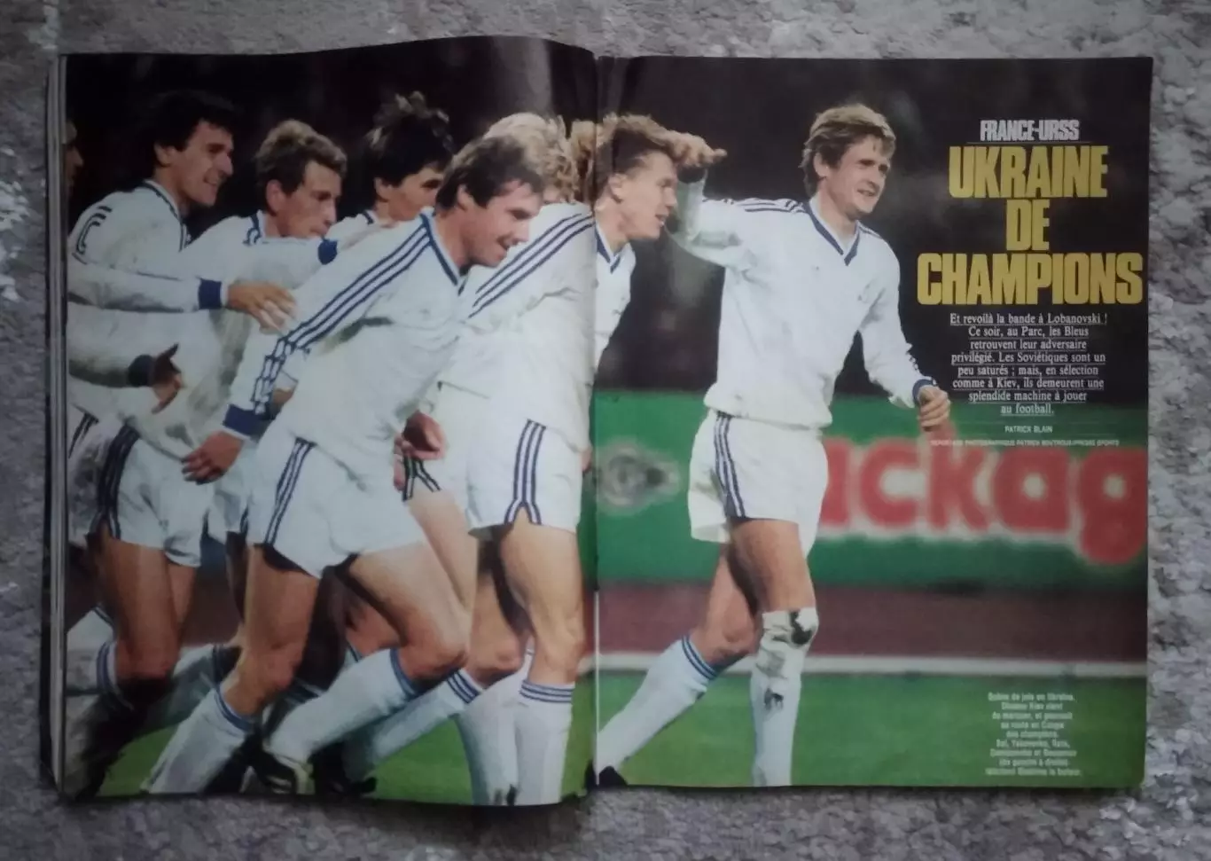 Сборная Франции - Сборная СССР 11.10.1986 г. Отбор Чемпионата Европы, L’Equipe 2