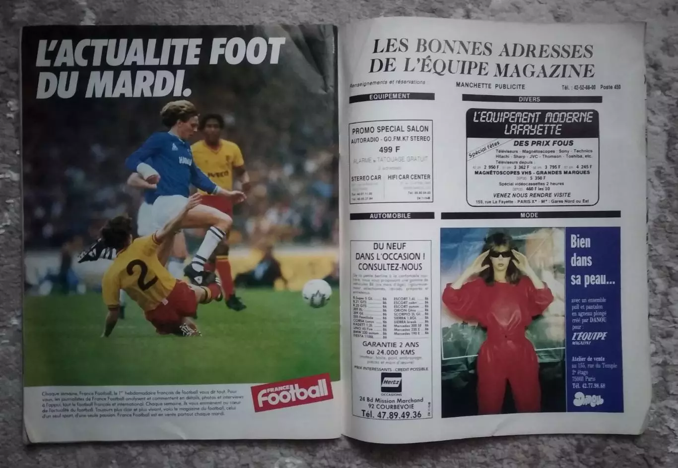 Сборная Франции - Сборная СССР 11.10.1986 г. Отбор Чемпионата Европы, L’Equipe 6