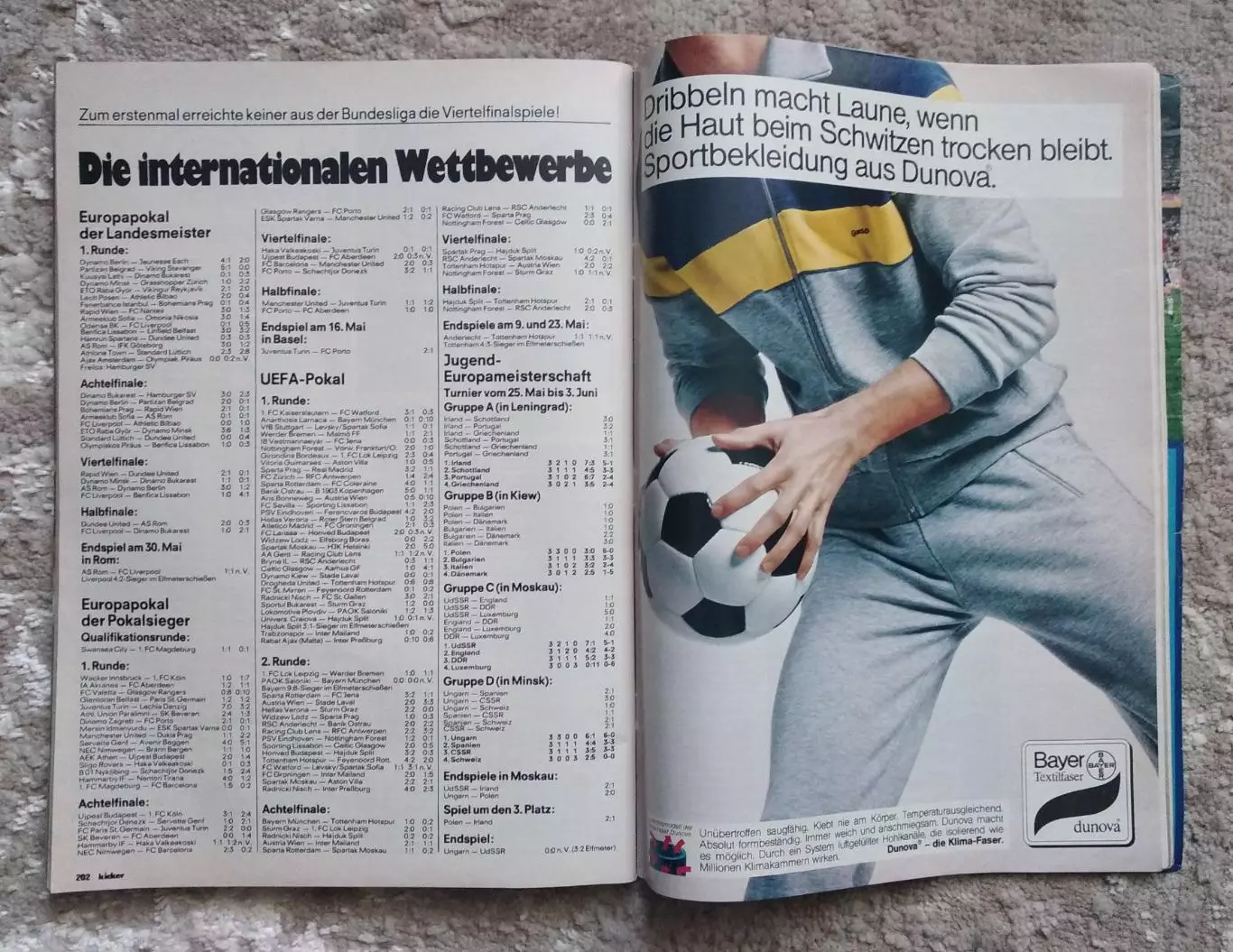 Справочник Kicker (спецвыпуск) Бундеслига сезон 1984-1985 Германия 7