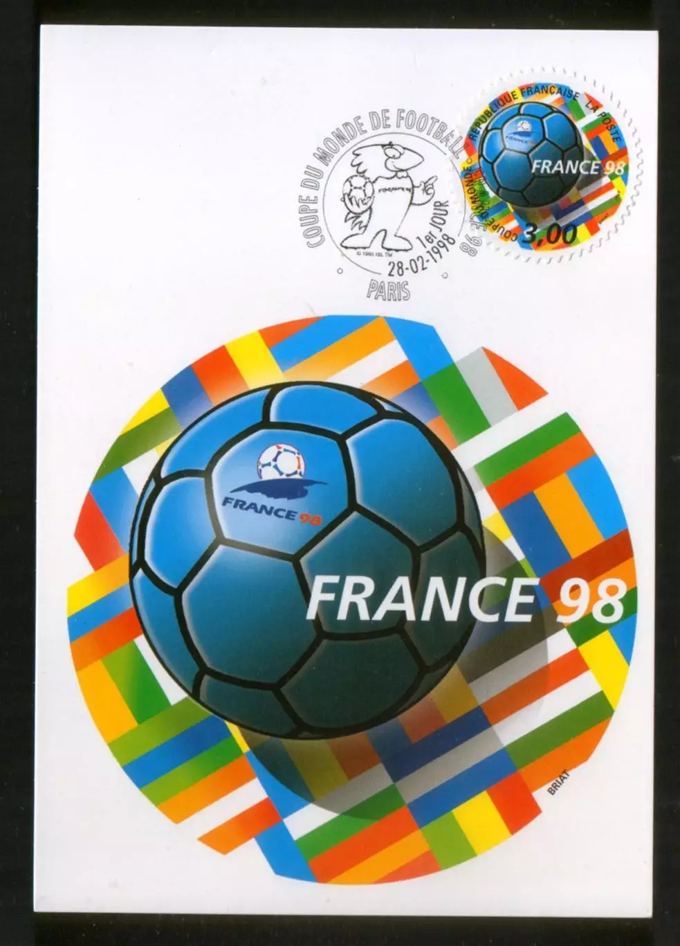 1998 Франция Картмаксимум Чемпионат мира по футболу