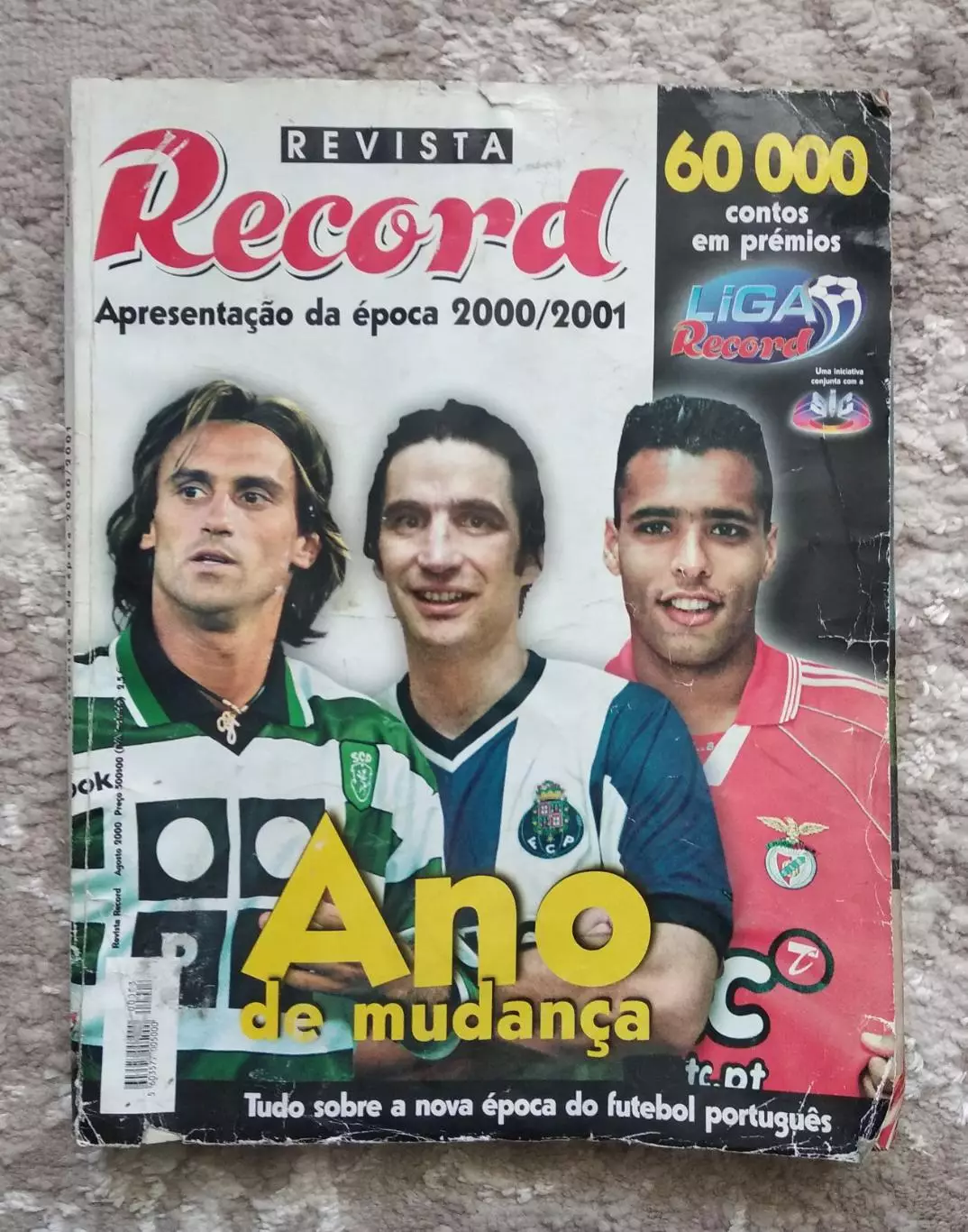 Справочник Чемпионат Португалии по футболу сезон 2000-2001 все Лиги ; Record