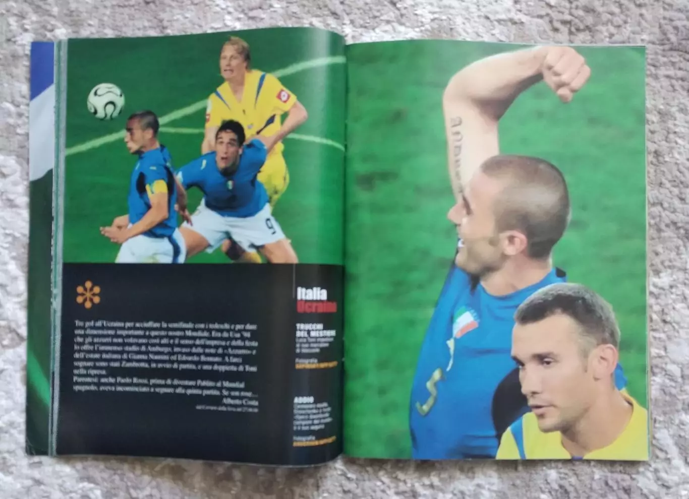 Сборная Италии - Чемпионы мира 2006 года Спецвыпуск Corriere Della Sera 4