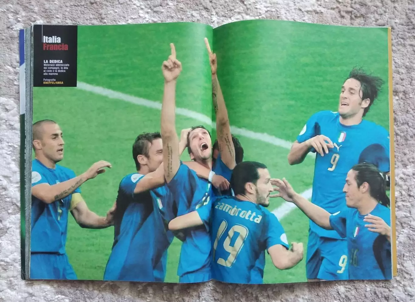 Сборная Италии - Чемпионы мира 2006 года Спецвыпуск Corriere Della Sera 7