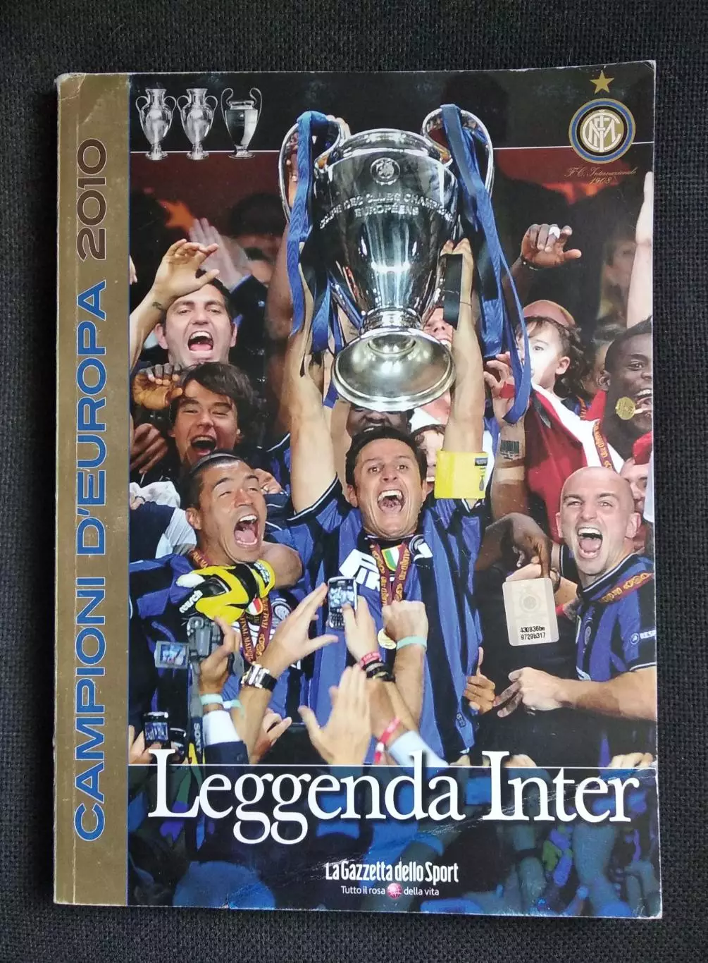 Интер (Милан) - победитель Лиги Чемпионов 2010 г. Gazzetta dello Sport