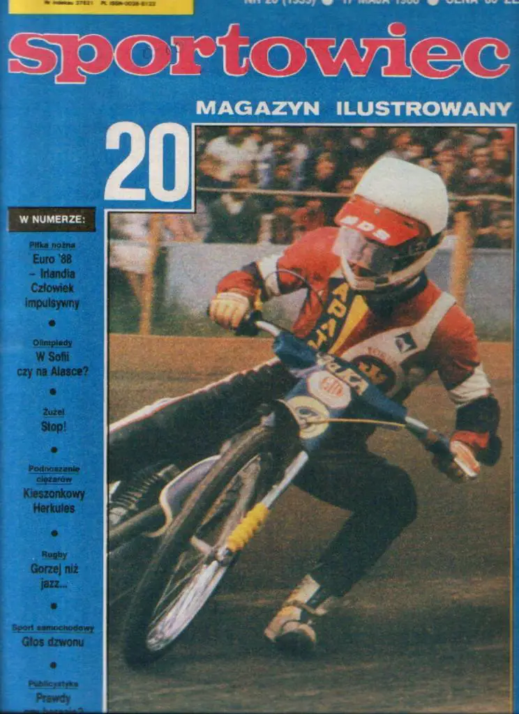 Польша журнал SPORTOWIEC 1988, футбол Чемпионат Европы, сборная Ирландии