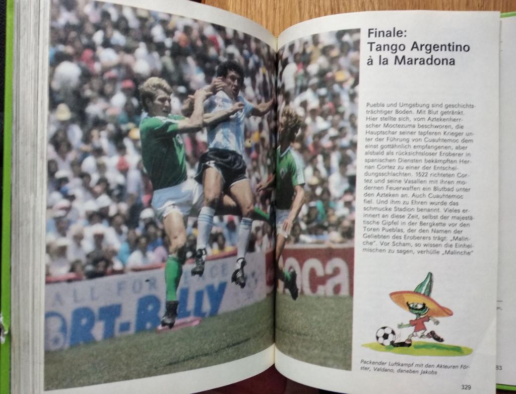 1986 Чемпионат мира по футболу Мексика-86, книга ГДР (Берлин) 2