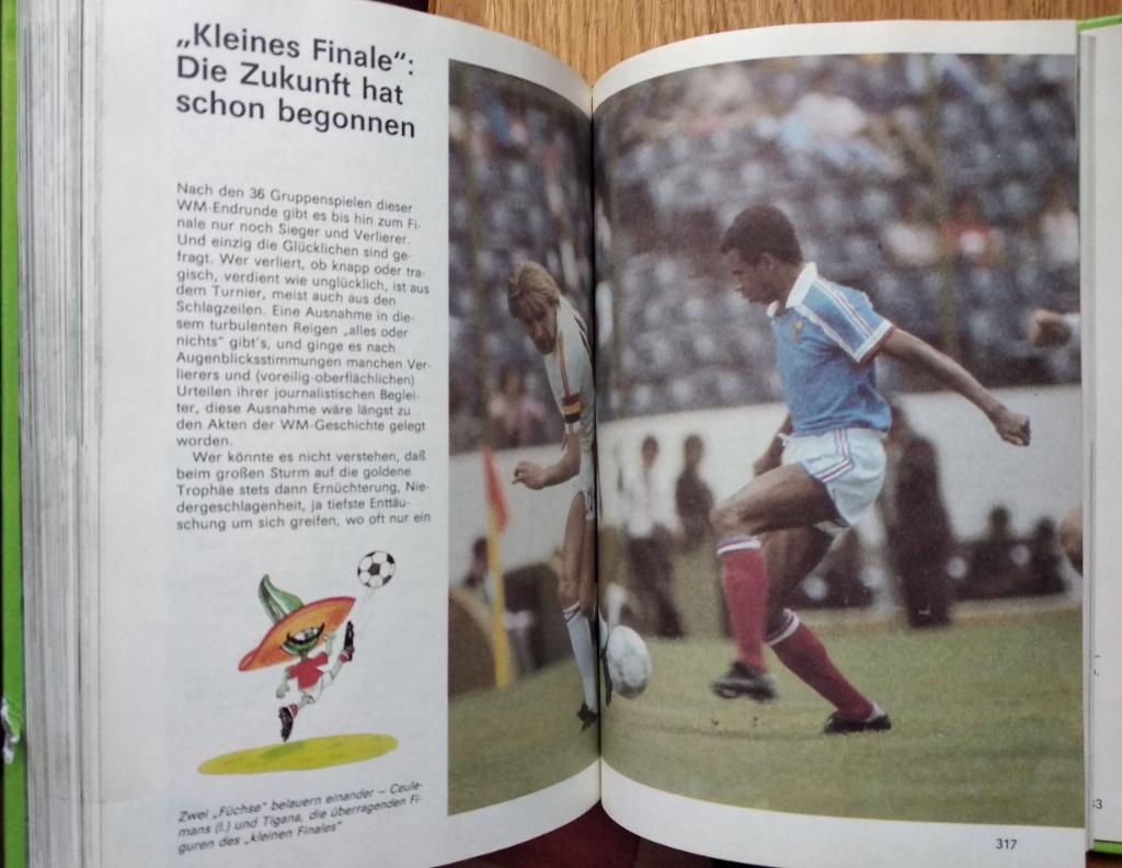 1986 Чемпионат мира по футболу Мексика-86, книга ГДР (Берлин) 6