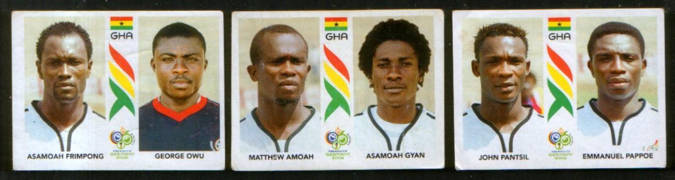 2006 Чемпионат мира. сборная Ганы, Панини / Panini
