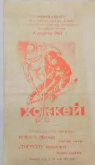 Хоккей. Торпедо Ярославль - ЦСКА 08.04.1982. Товарищеский матч