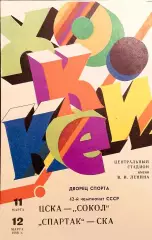 Хоккей.Чемпионат СССР ЦСКА-Сокол Киев / Спартак Москва-СКА Ленинград 11-12.03.88