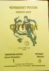 Чемпионат России ЛОКОМОТИВ-САТУРН (С-Петербург)-ДРУЖБА (Майкоп).06.05.1996 г.