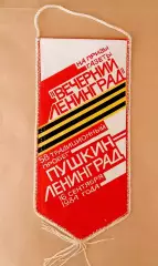 Вымпел. 58-й Пробег на приз газеты Вечерний Ленинград 1984 Пушкин - Ленинград
