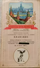 Международные соревнования по плаванию Болгария, Норвегия, СССР, США,Польша 1966