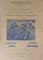 Мотогонки. Первенство СССР Нева Ленинград - Радуга Ровно 14.06.1967