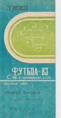 Чемпионат СССР по футболу Торпедо Кутаиси- Спартак Москва 29.08.1983