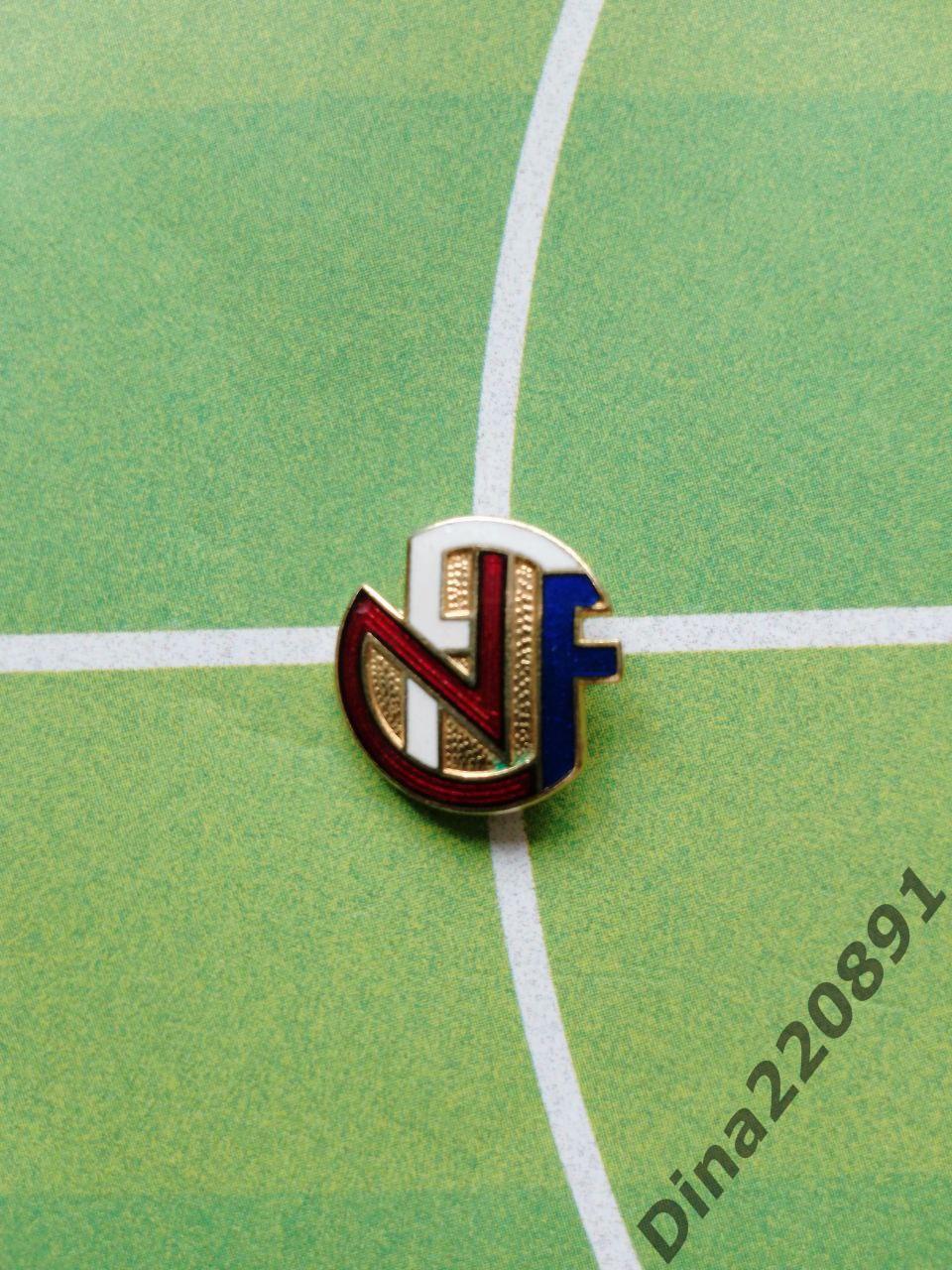 Знак Федерации футбола Норвегии. Оригинал. 1980-е.