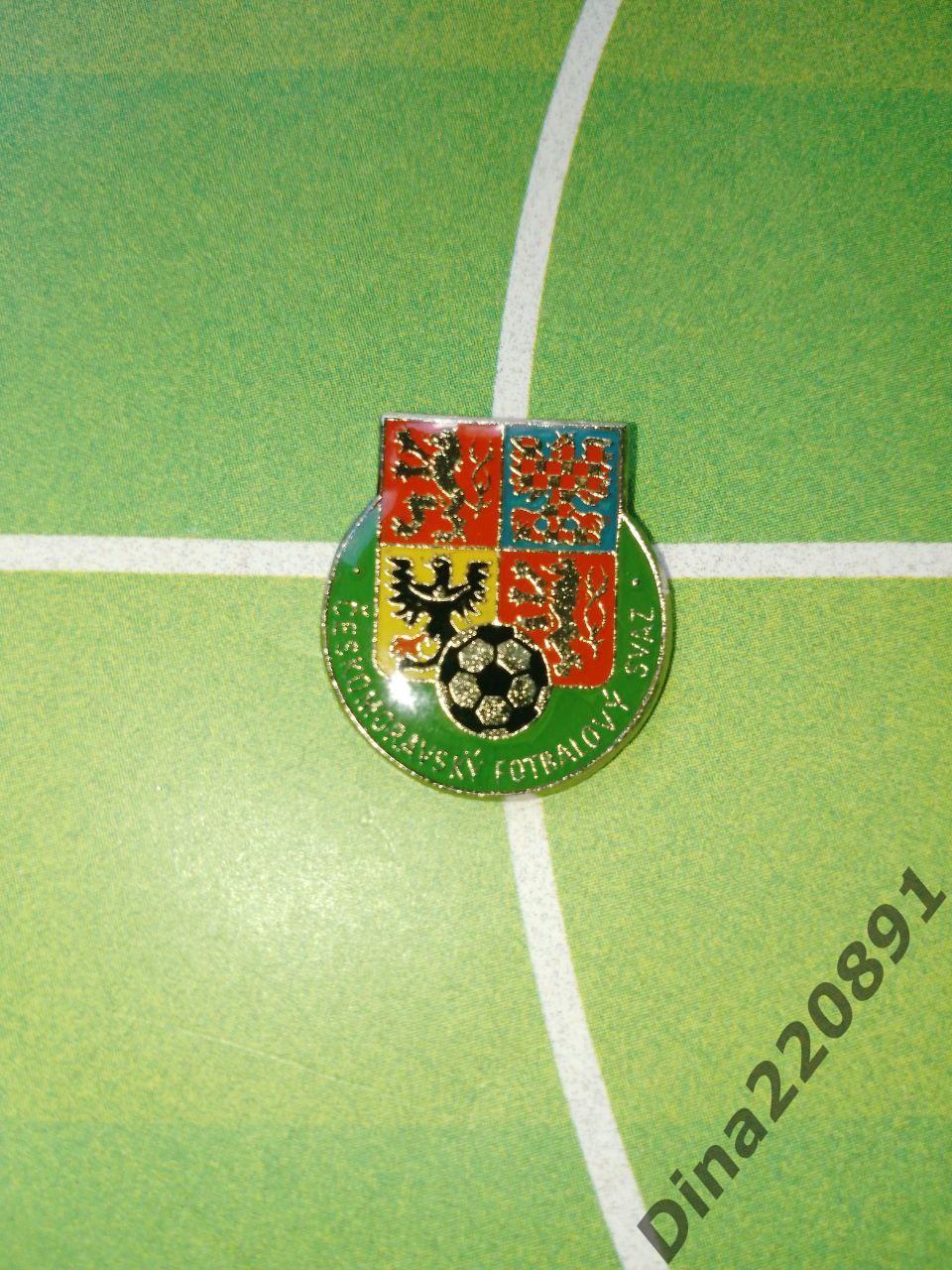 Знак Федерации футбола Чехии. Оригинал. 1990-е.. 2