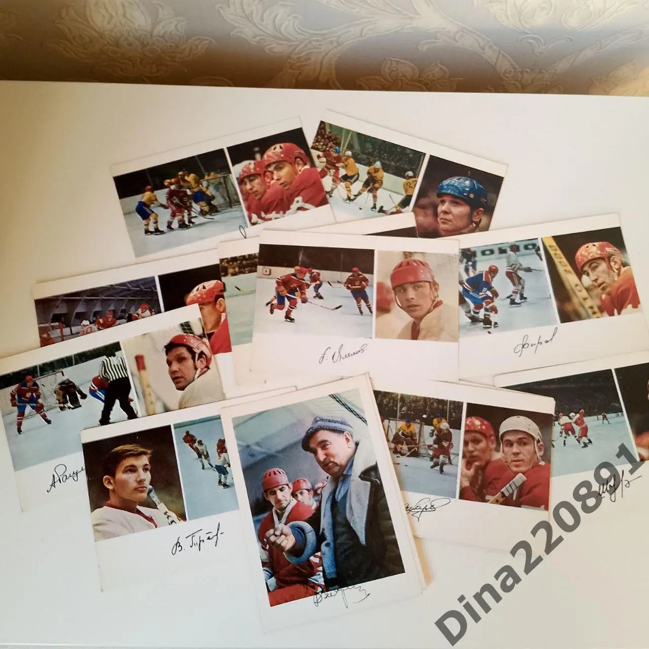 Хоккей. Сборная СССР. Чемпионы мира 1971. набор 25 открыток 2