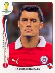 Наклейка #149 Marcos Gonzalez для альбома PANINI Чемпионат Мира 2014