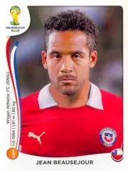 Наклейка #160 Jean Beausejour для альбома PANINI Чемпионат Мира 2014