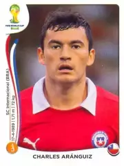Наклейка #161 Charles Aranguiz для альбома PANINI Чемпионат Мира 2014