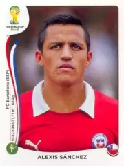 Наклейка #164 Alexis Sanchez для альбома PANINI Чемпионат Мира 2014