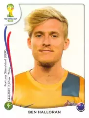 Наклейка #181 Ben Halloran для альбома PANINI Чемпионат Мира 2014