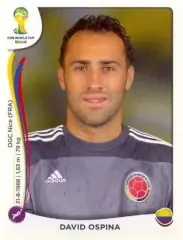 Наклейка #186 David Ospina для альбома PANINI Чемпионат Мира 2014