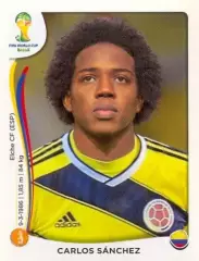 Наклейка #193 Carlos Sanchez для альбома PANINI Чемпионат Мира 2014