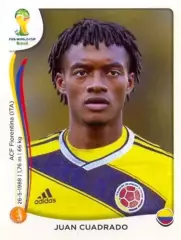 Наклейка #196 Juan Cuadrado для альбома PANINI Чемпионат Мира 2014