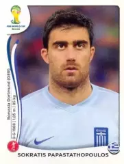 Наклейка #207 Sokratis Papastathopoulos для альбома PANINI Чемпионат Мира 2014