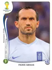 Наклейка #220 Theofanis Gekas для альбома PANINI Чемпионат Мира 2014