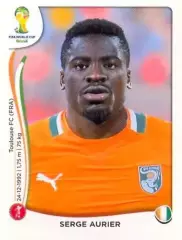 Наклейка #226 Serge Aurier для альбома PANINI Чемпионат Мира 2014